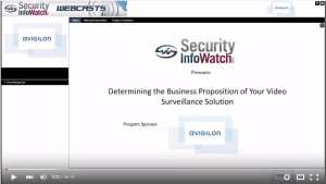 Informational Webinar Options in Video Surveillance Technology