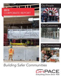 DH Pace 2015 Corporate Report Cover