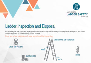 Ladder safety: inspection and disposal